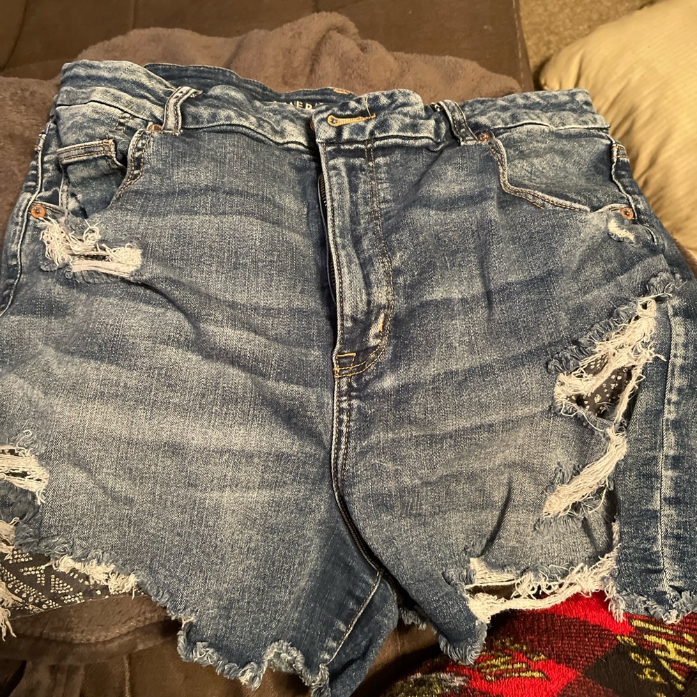 2 pair of American eagle women size 18 shorts